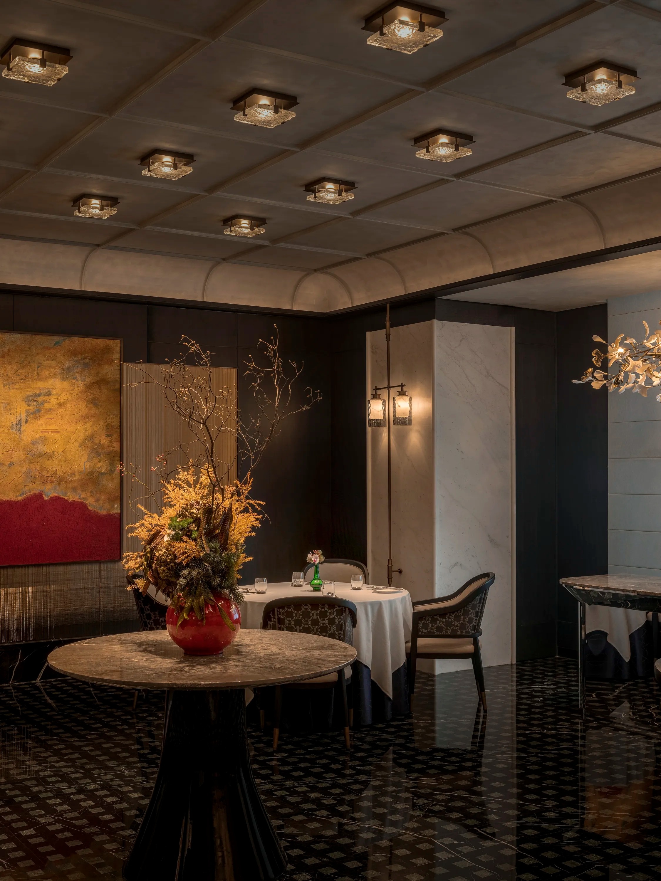 中福鹿餐厅「中福鹿宴 京华御启」丨中国北京丨杭州肯纳辰惠空间设计有限公司-28