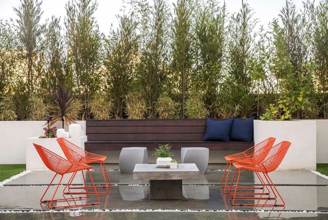 诗画般的庭院卡座设计-24