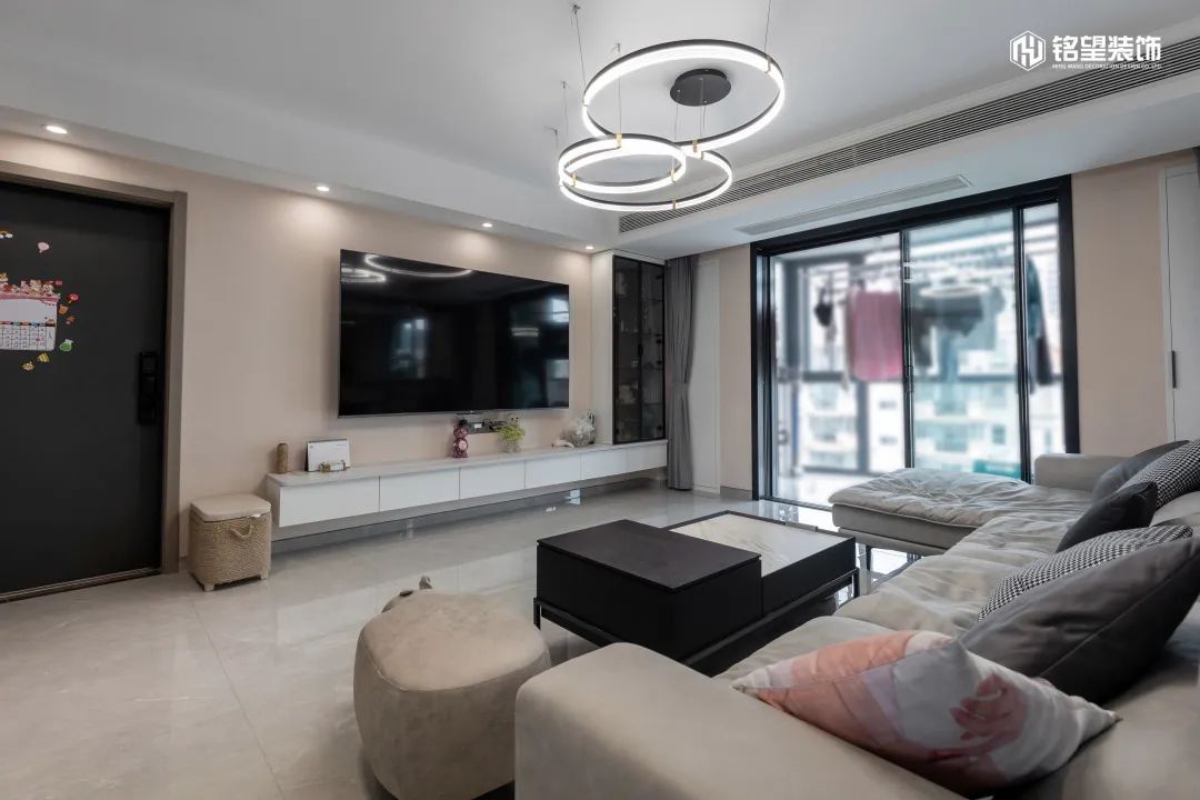 明发滨江新城 · 现代简约的无边界空间丨铭望装饰-6