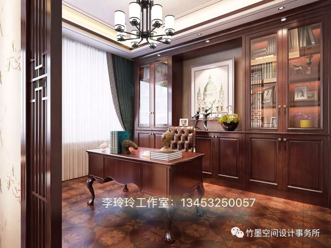 欧式浪漫融入中式韵律,350m²大平层设计-15