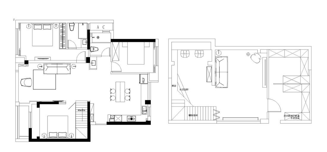 蓝色乳胶漆玄关,水磨石装饰的现代家居设计-0