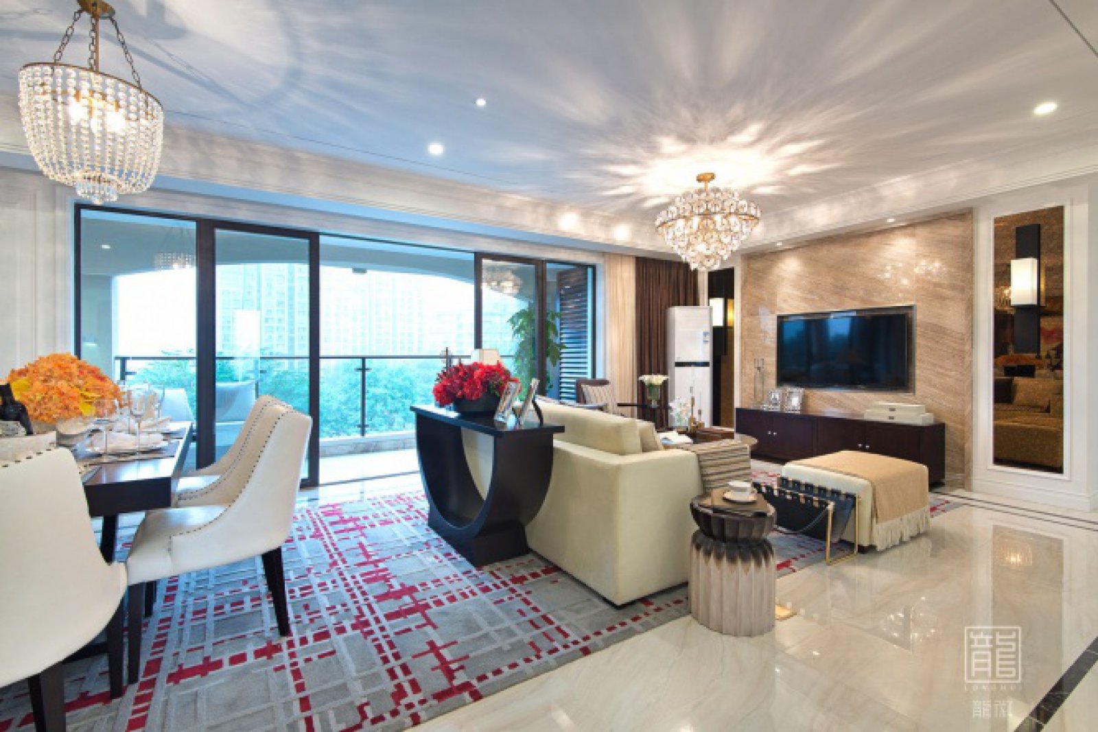 114㎡成都荣盛·香堤荣府样板房  龙徽设计-6