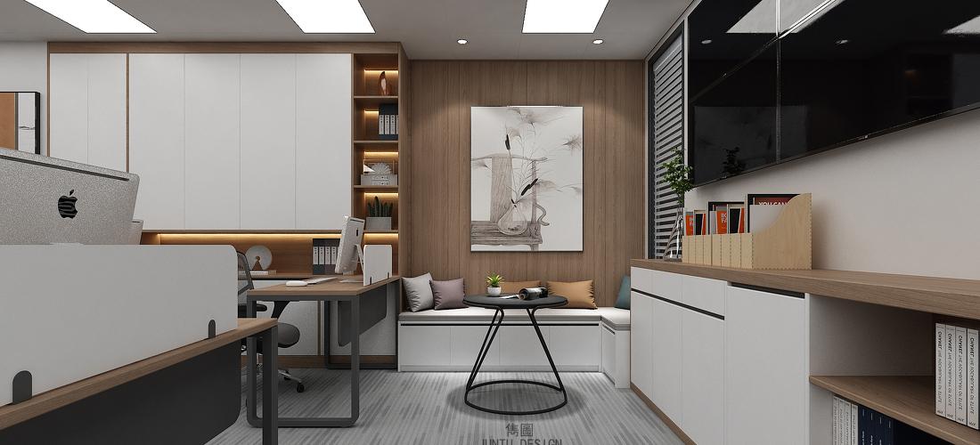 南沙区口岸大厦华盟写字楼办公室设计-9