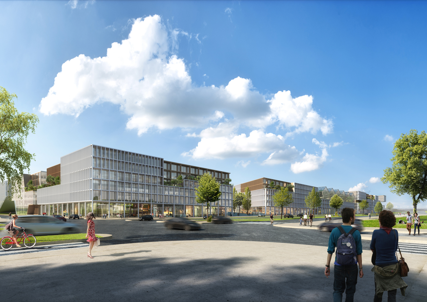 灵活环保的办公公园设计-0