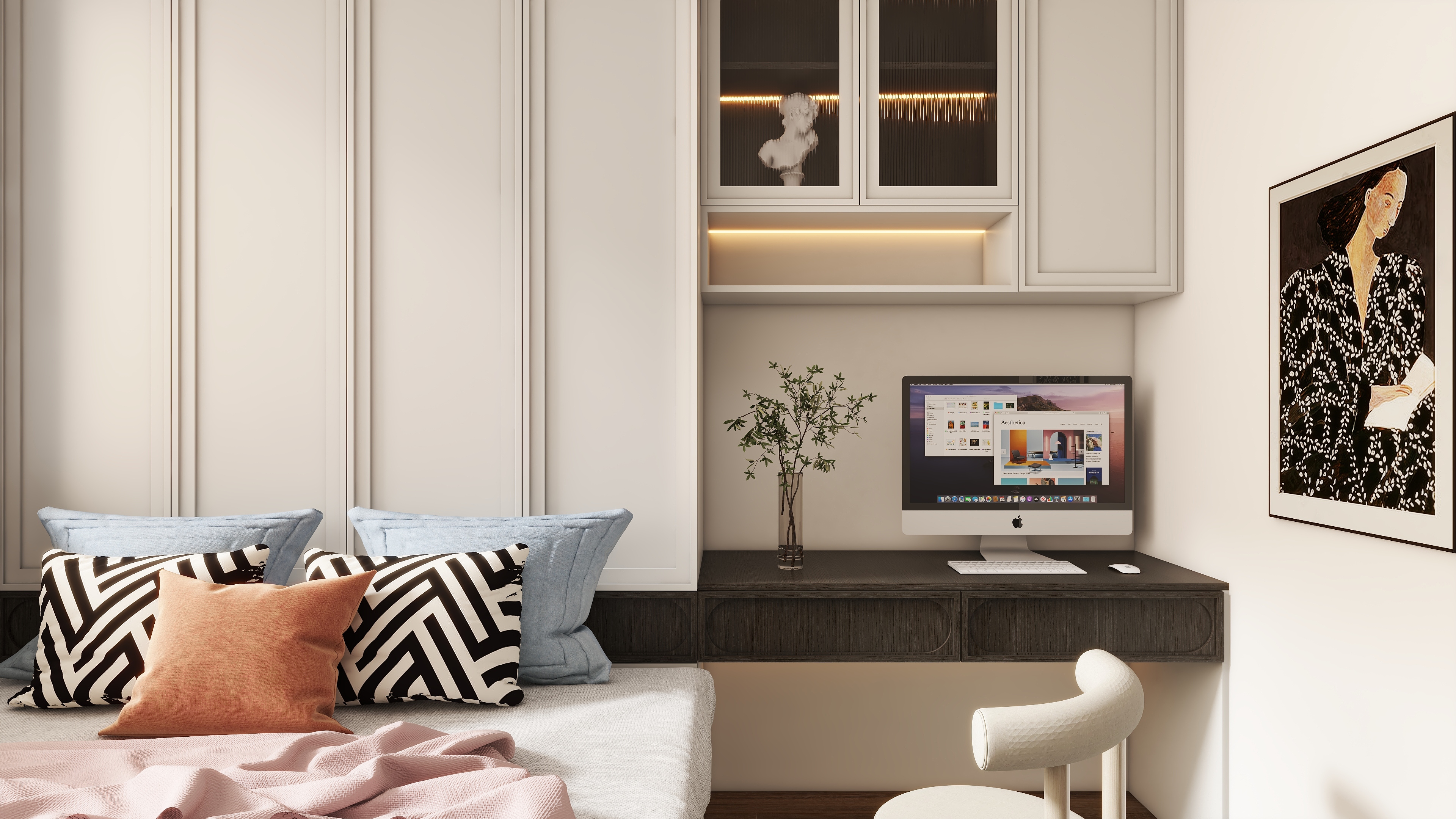 法式复古平层设计-8