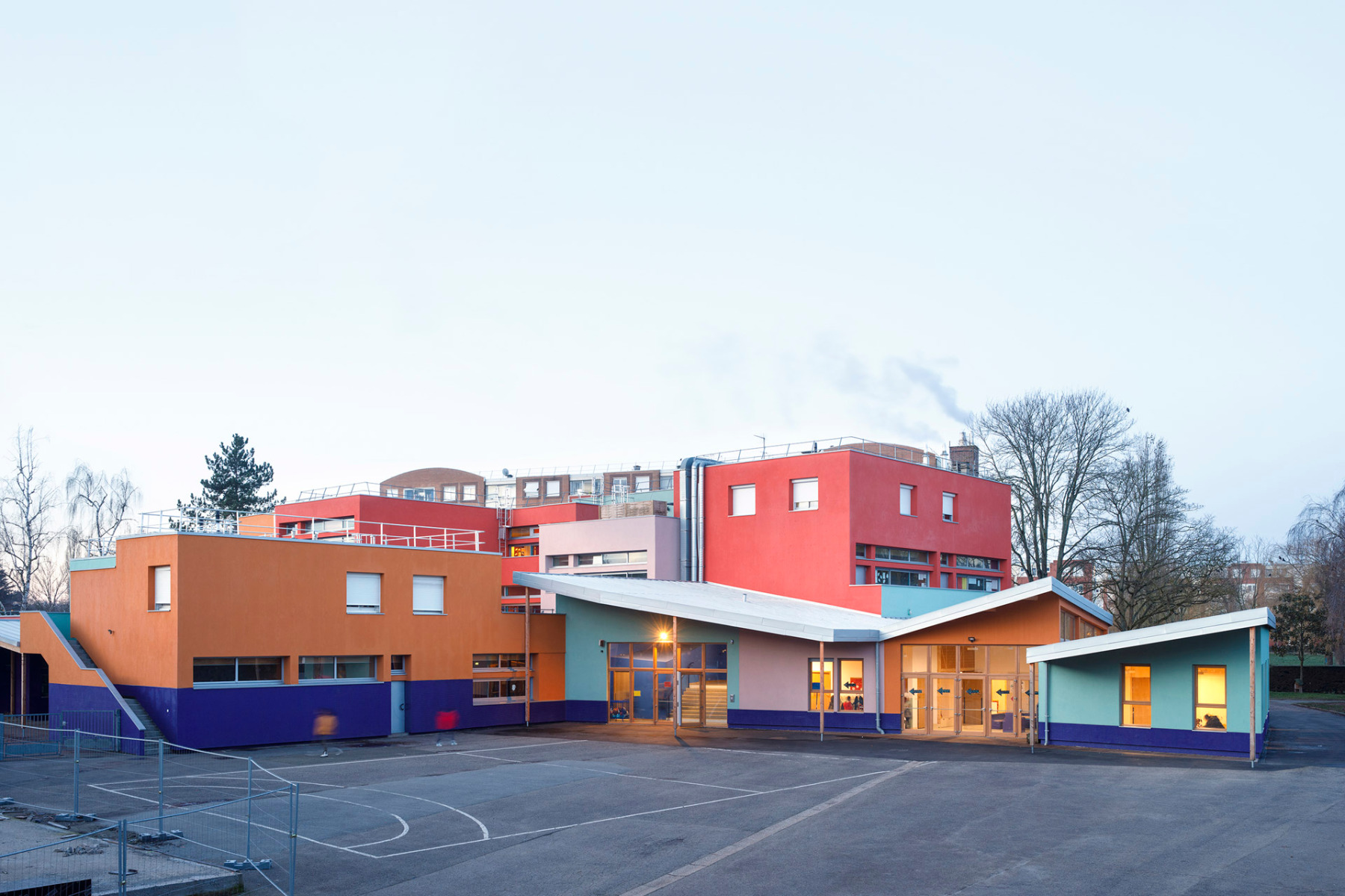 巴黎附近一所小学的翻新项目丨法国丨SOL architecture et urbanisme-2