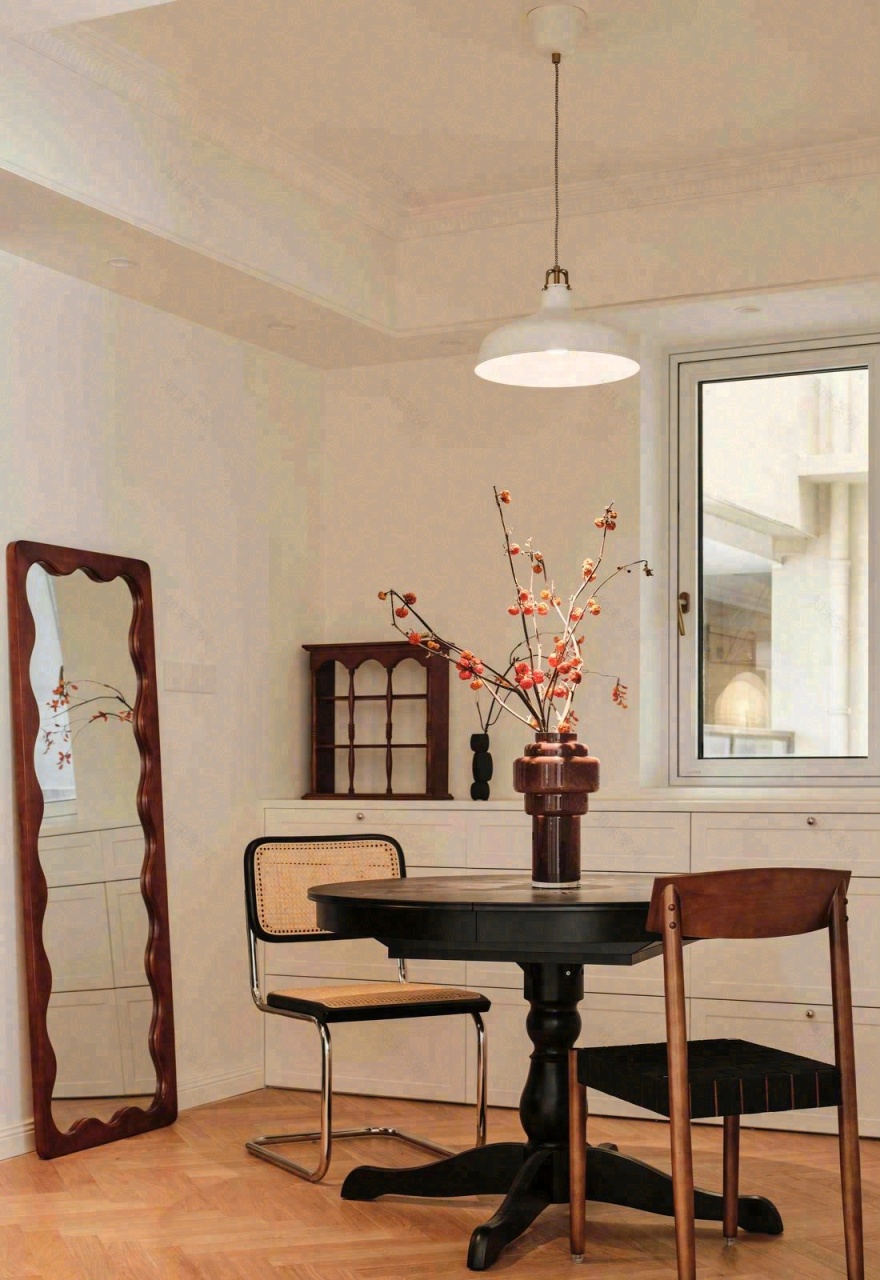 奶油轻法式平层设计-16