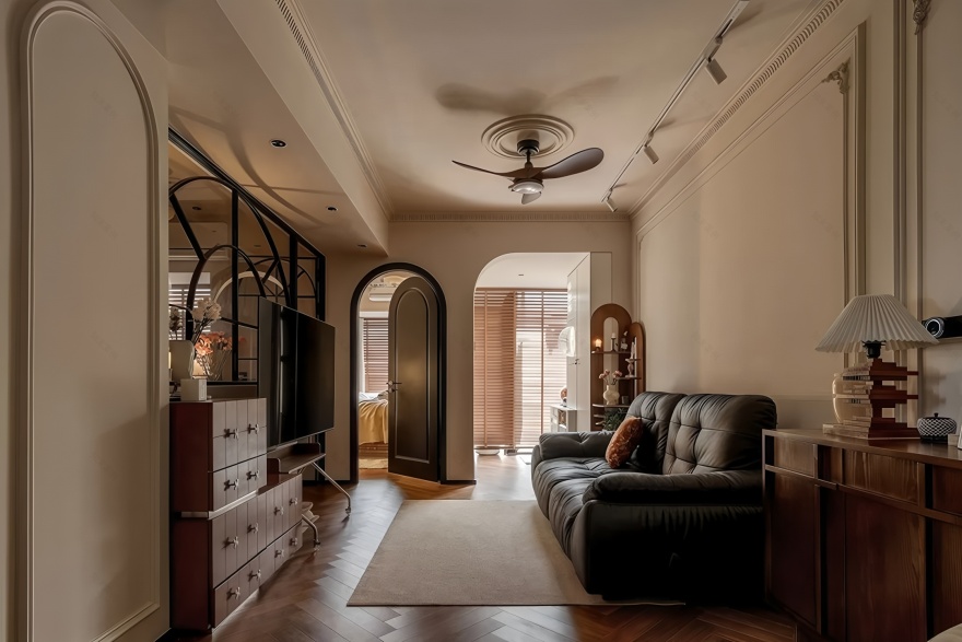 深圳两套法式复古风住宅设计丨中国深圳丨三生一宅-36