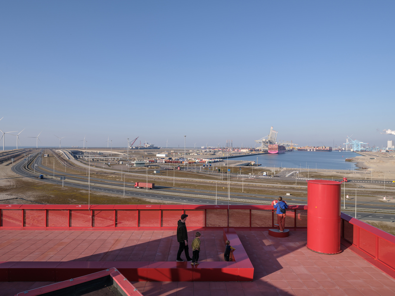 Portlantis 访客与展览中心,风车驱动的可持续灯塔丨荷兰鹿特丹丨MVRDV-26