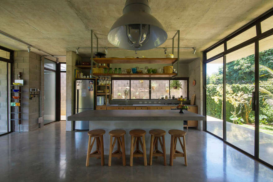 巴西悬浮竹影 concrete Petro 之家-6