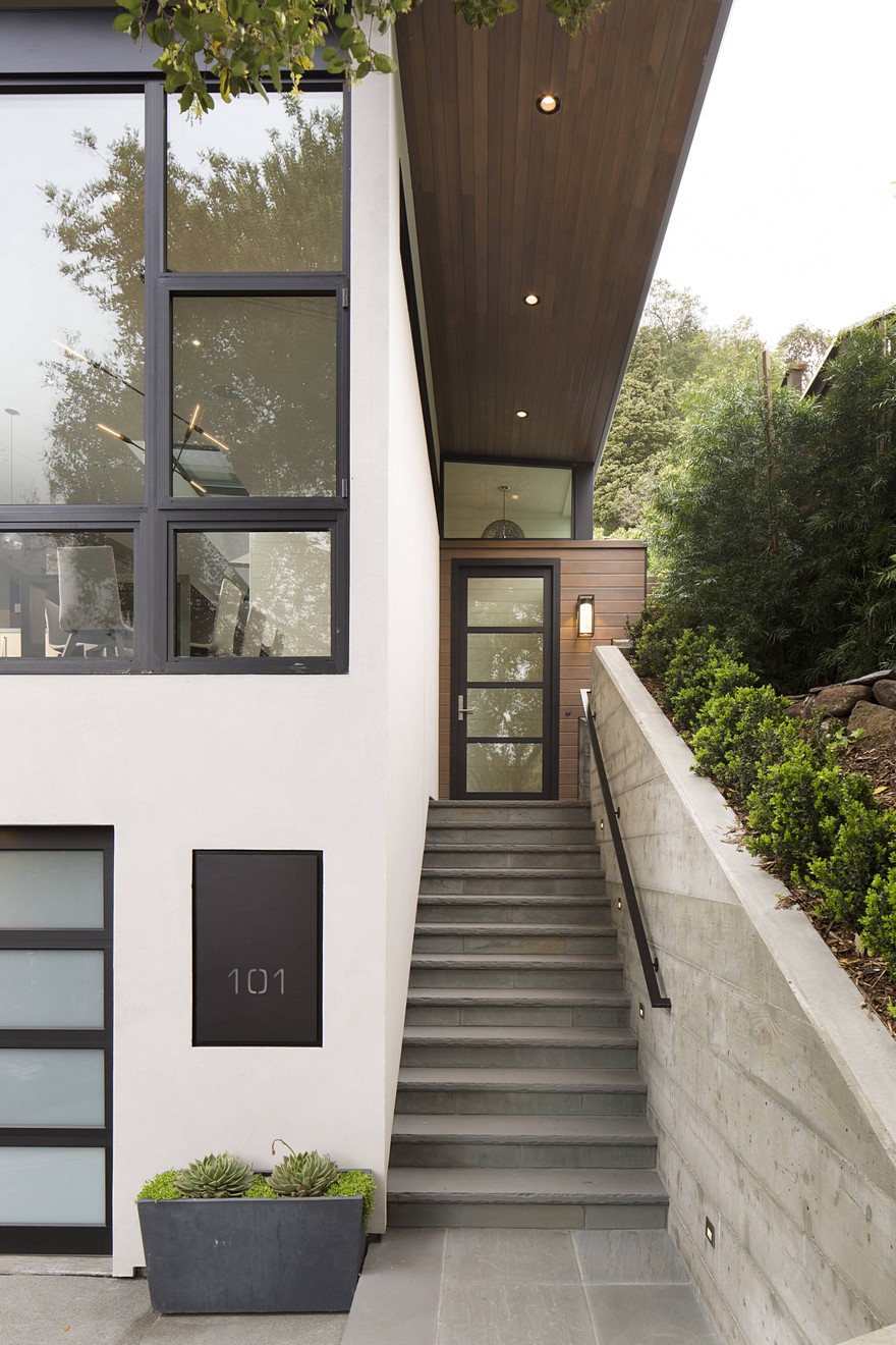 加州林间“杆式住宅”的现代改造-6