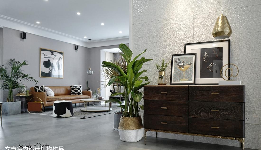 高级北欧风 175 平米摄影师家 | 绿色植物与黑白灰的完美融合-6