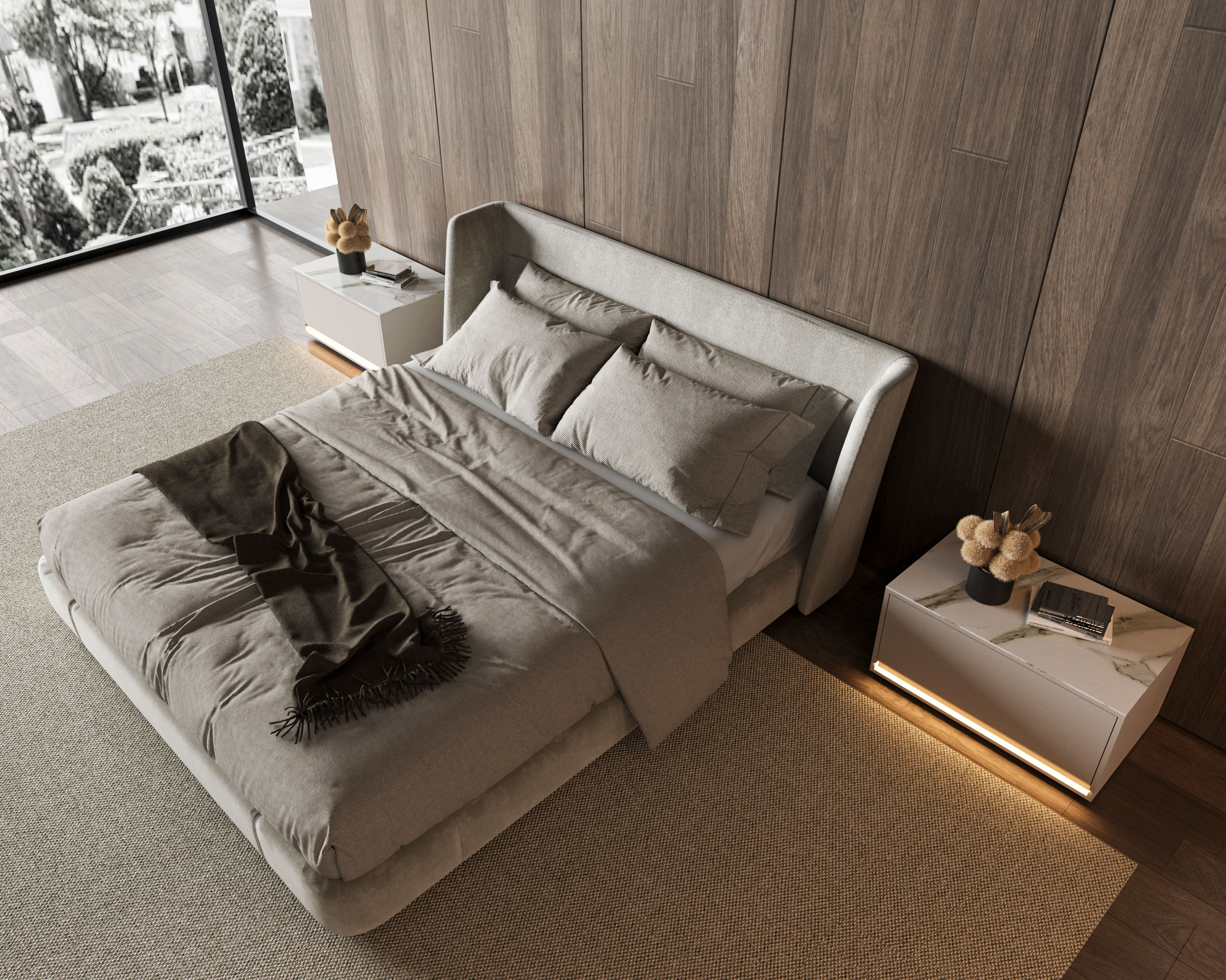 卧室模型丨Architect Wilcle Nunes-11