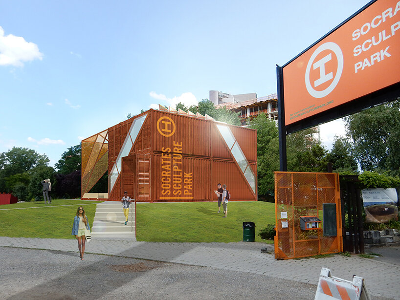 创意重生 | 纽约 Socrates 雕塑公园集装箱建筑“The Cubes”-8