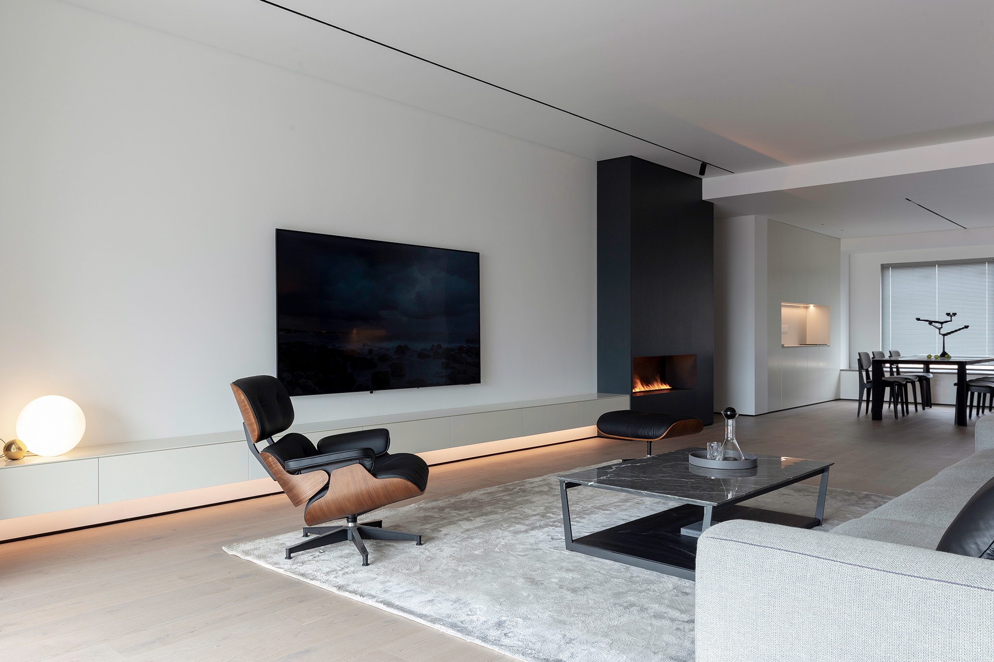 剑桥湾大平层简约空间设计-6