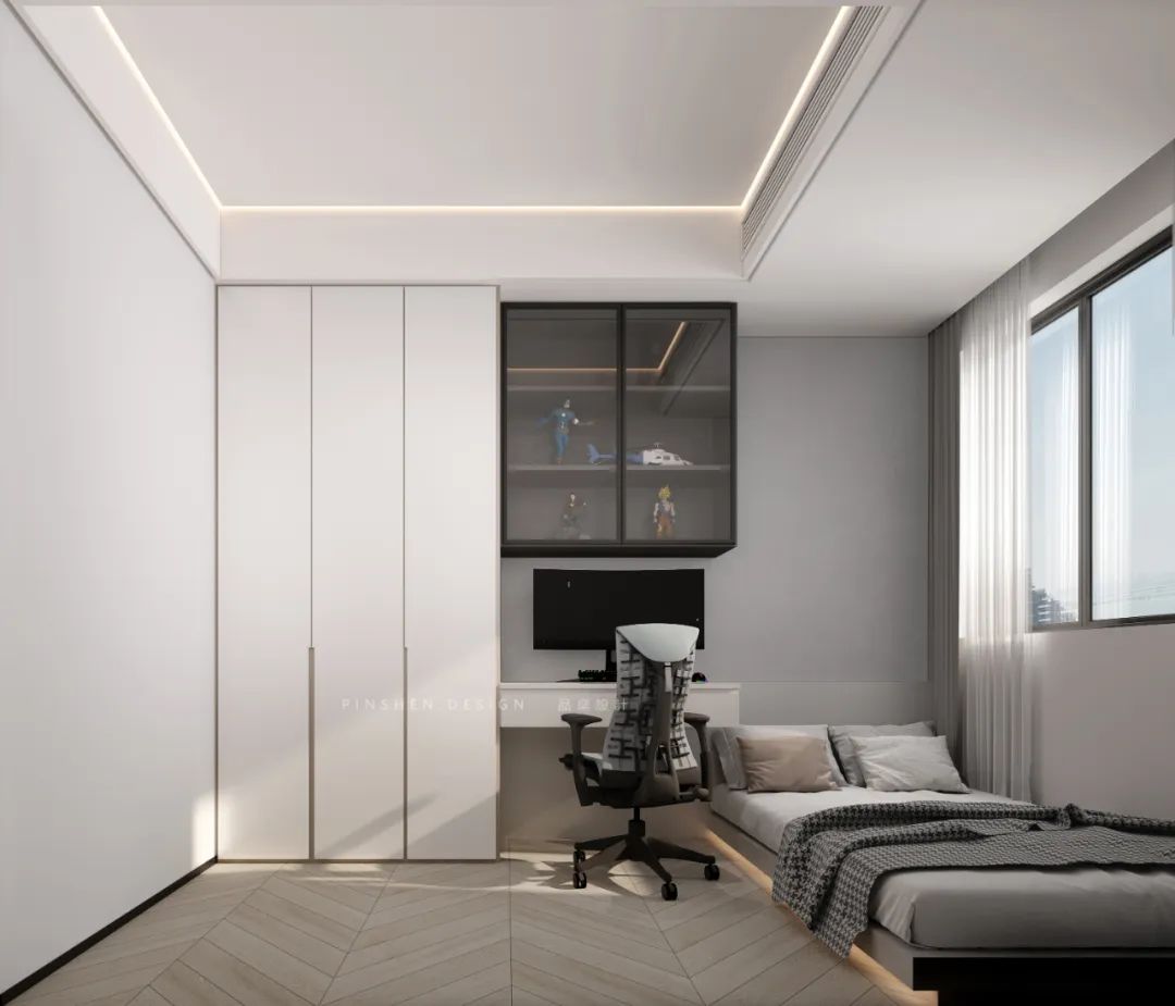 皓晖 1502 Z 宅 · 简约舒适的艺术空间丨品燊设计-35