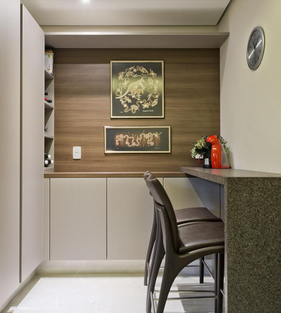 巴西 SP 公寓 | 现代灰绿蓝调的木质魅力-10