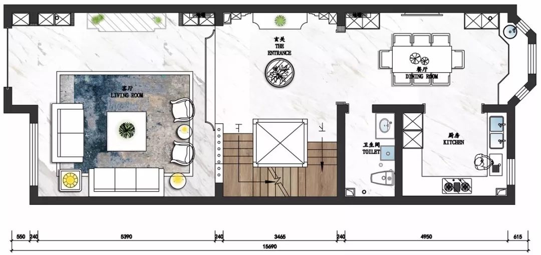 三代同堂的 560㎡精致别墅,古典气息与现代生活完美融合-15