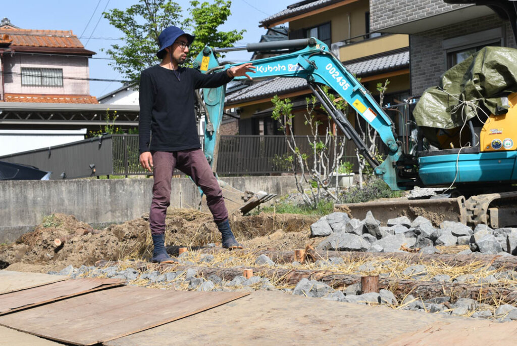 根の上の石場建て３土木工事１「伝統工法の土木」丨日本长野丨水野設計室-12