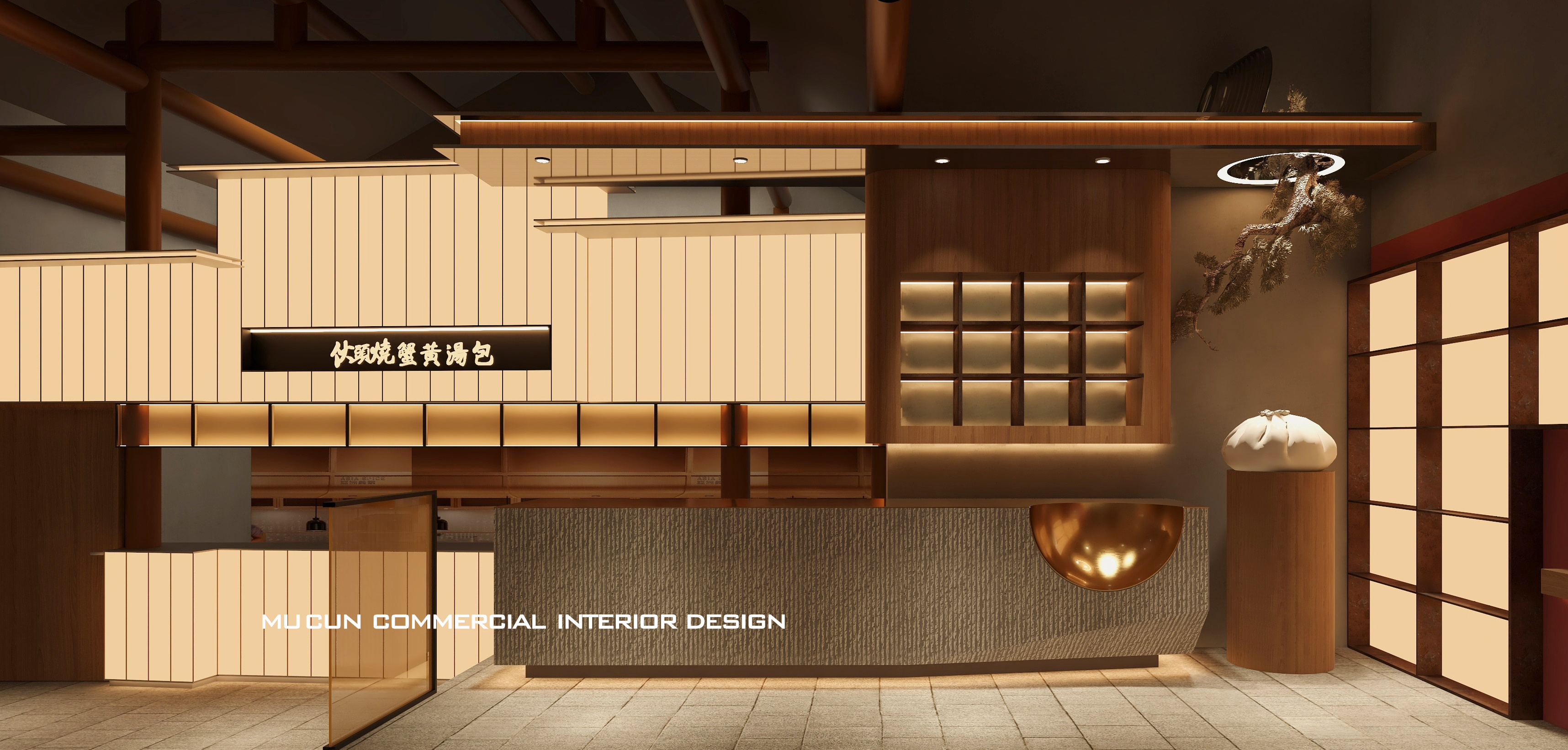 镇江 300 平蟹黄汤包展厅装修设计丨中国镇江-28