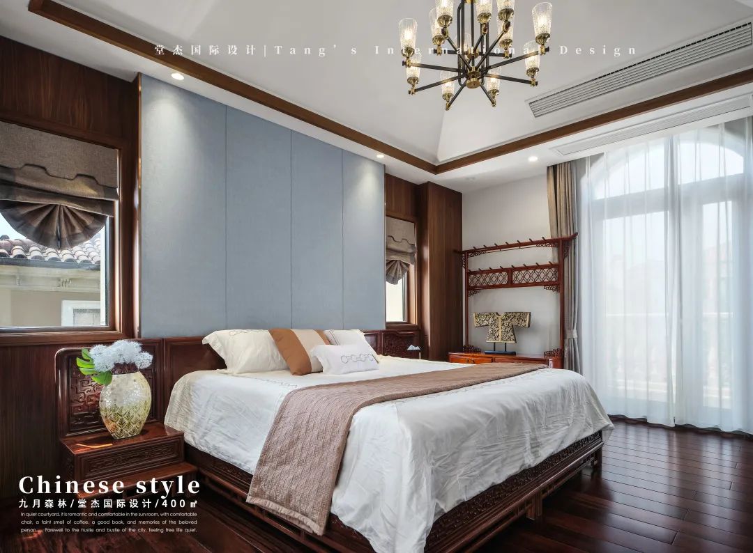 九月森林诗意栖居 · 400㎡新中式别墅丨中国南京丨堂杰国际设计-38
