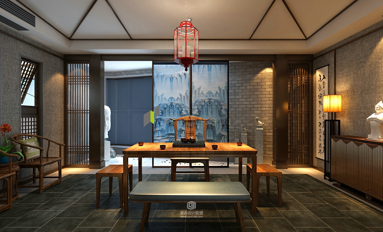 承古韵 朱颜未改-济南办公空间装修设计-11