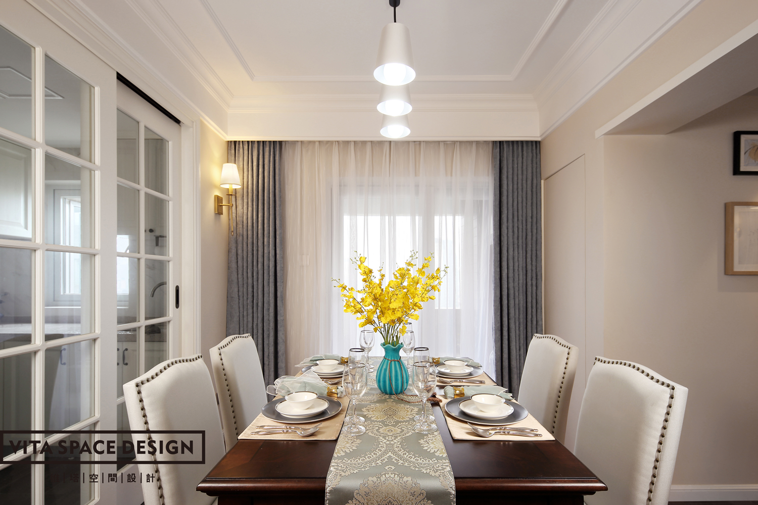 平层丨(轻美式)生活里的温度·维塔空间设计-28