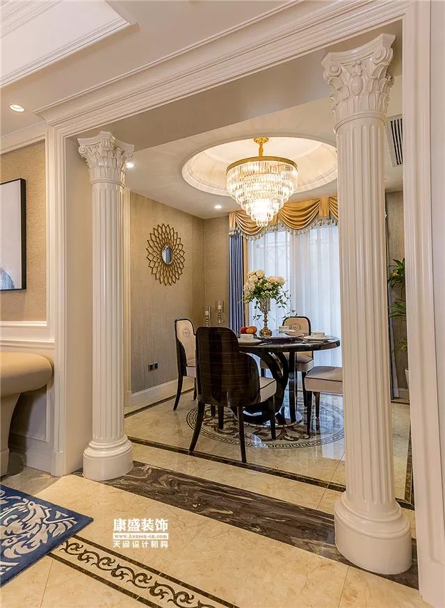 130㎡欧式轻奢公寓,打造私享阳光马德里-49