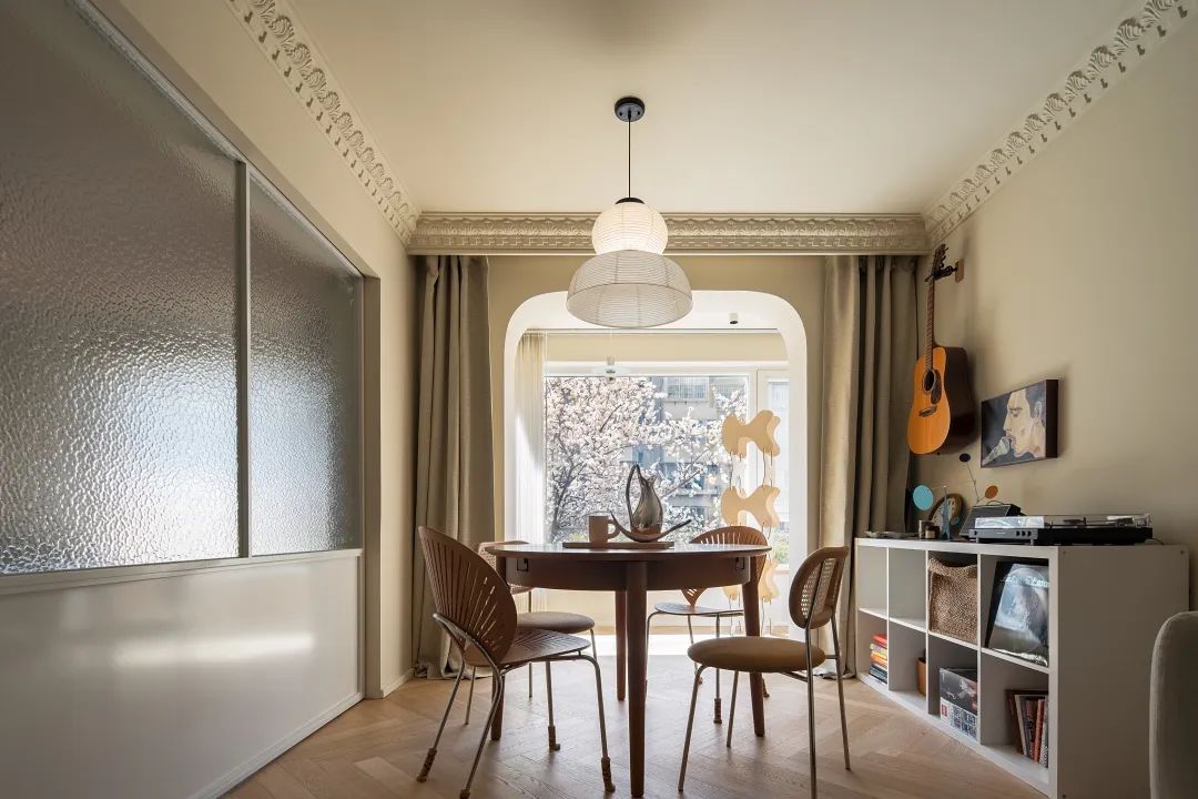 70㎡小黑屋变身法式“奶色治愈系”丨中国北京丨云深空间设计事务所-43