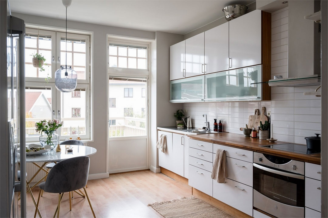 斯德哥尔摩郊区优雅暗色调公寓-18