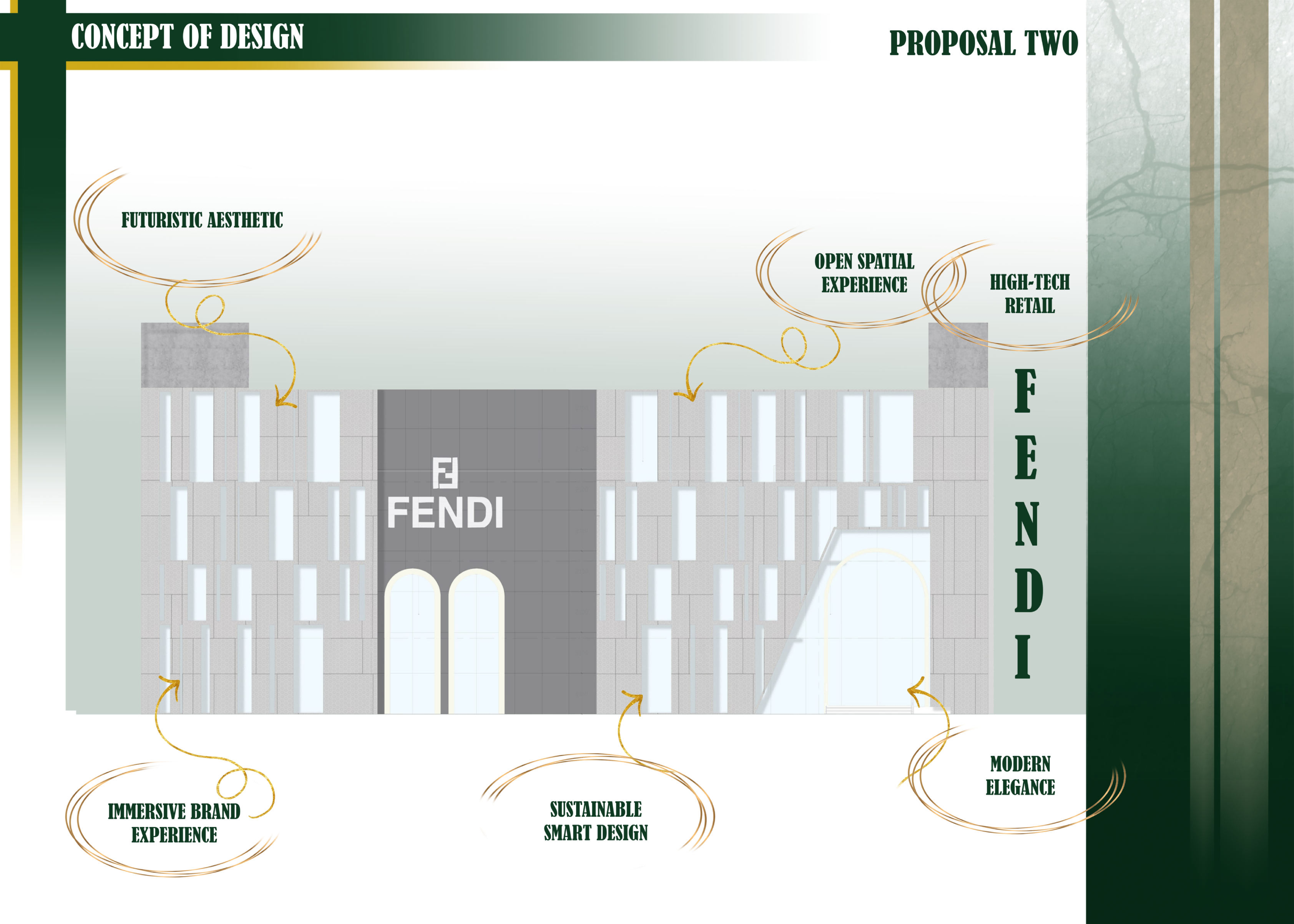Fendi旗舰店铺设计及技术图纸项目-91