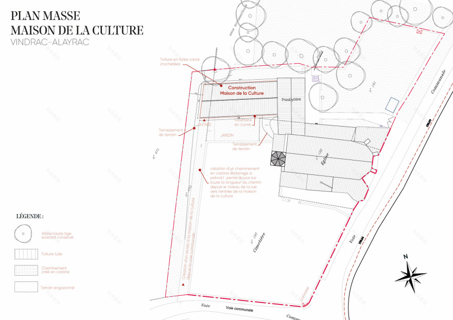 Construction of the Vindrac-Alayrac Culture Center / LETELIER ARCHITECTES-30