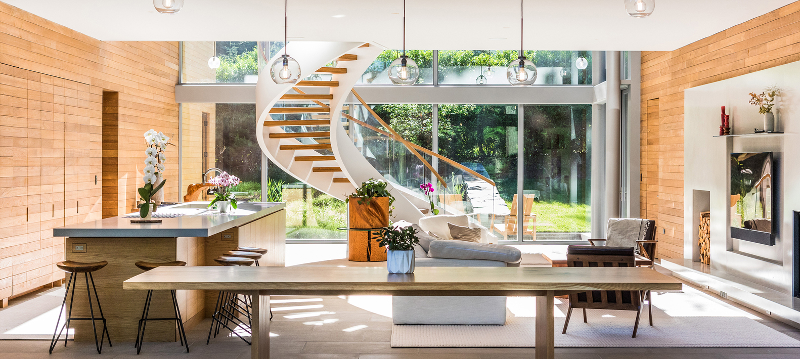 美国普林斯顿 La Clairiere 住宅丨Studio PHH Architects-19