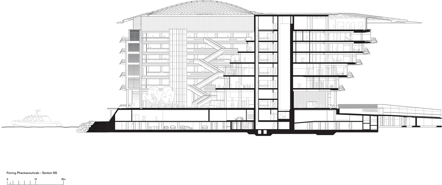 Ferring制药新总部丨丹麦哥本哈根丨Foster + Partners-70