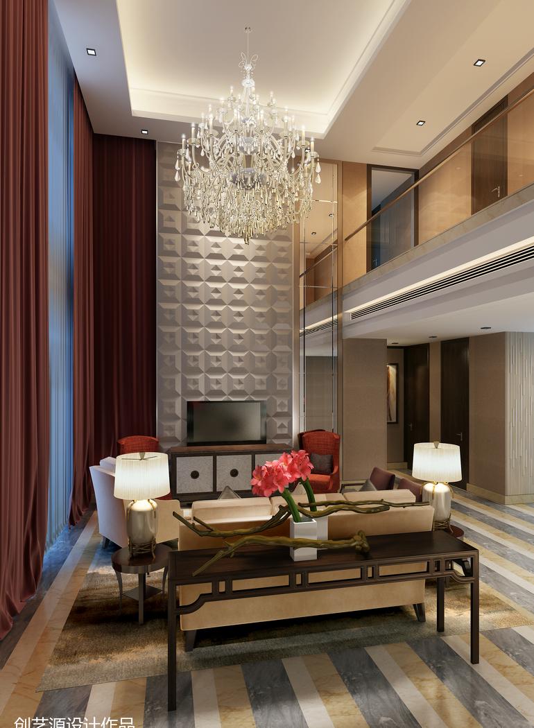 
屋顶拥有花园游泳池的家 -1