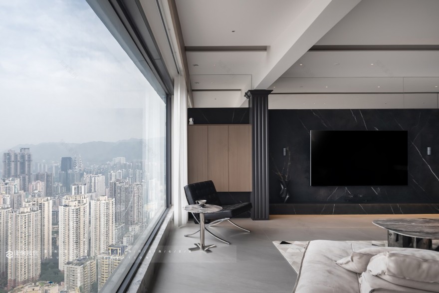 招商云邸 135 平质感现代风丨中国重庆丨琢信装饰-10