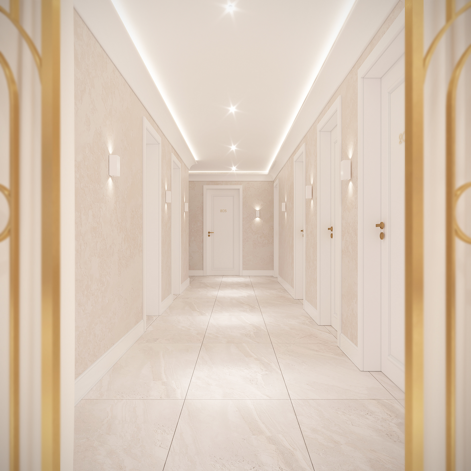 办公室设计与渲染-49