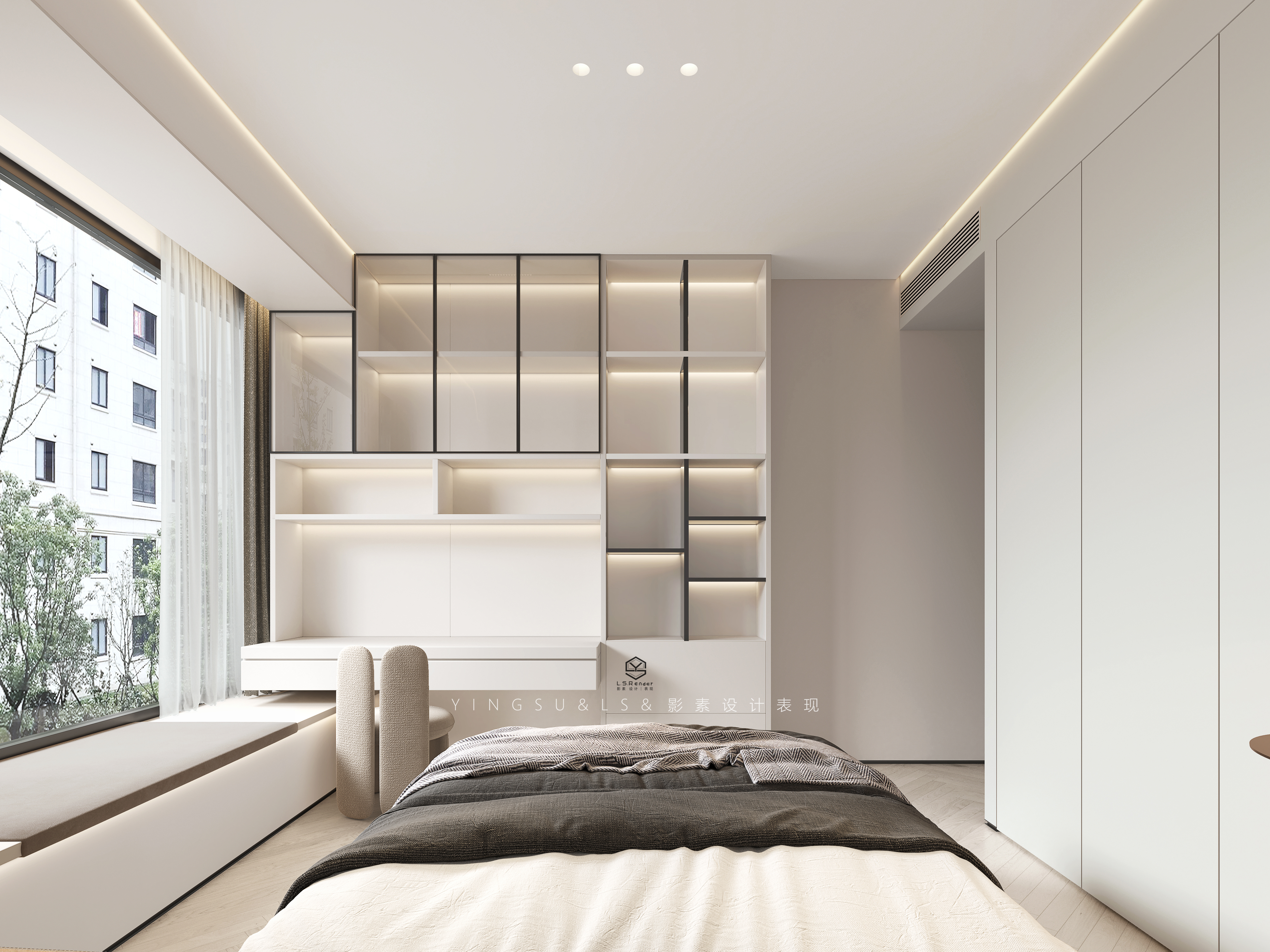 极简风家装渲染丨影素设计-23