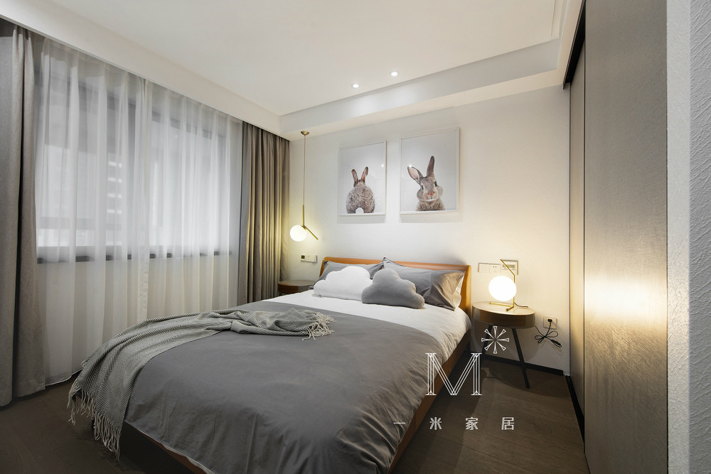 一米家居 | ◣橙意◥ 凤凰湖壹号200㎡现代港式-35