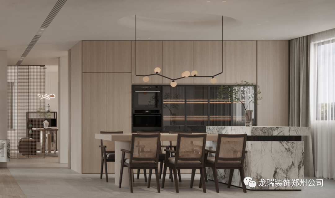 金沙湖新东方侘寂风住宅丨郑州龙瑞装饰工程有限公司-33