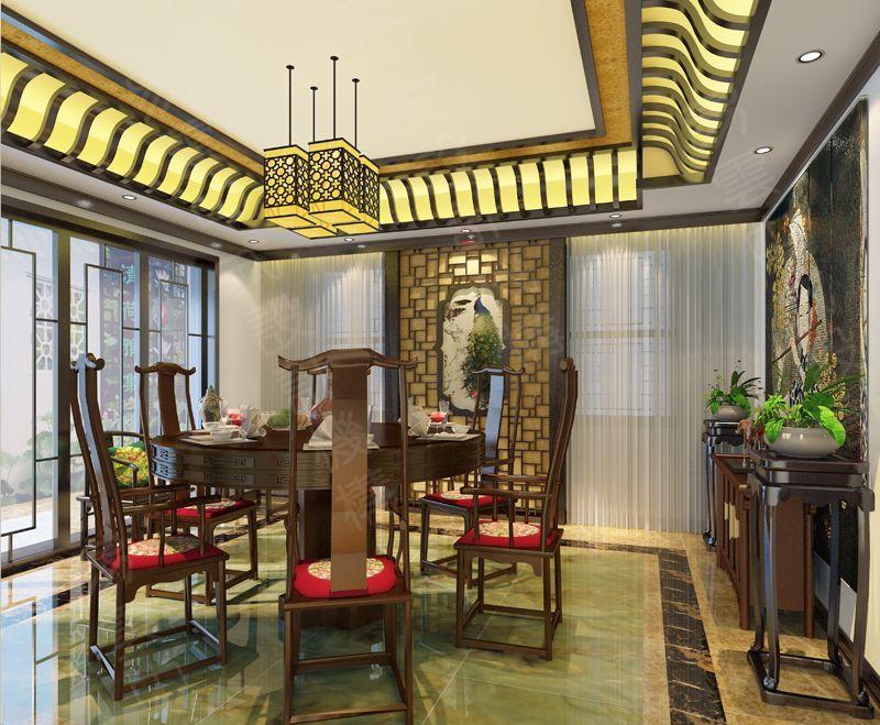 南京中山陵办公区新中式售楼处设计-7