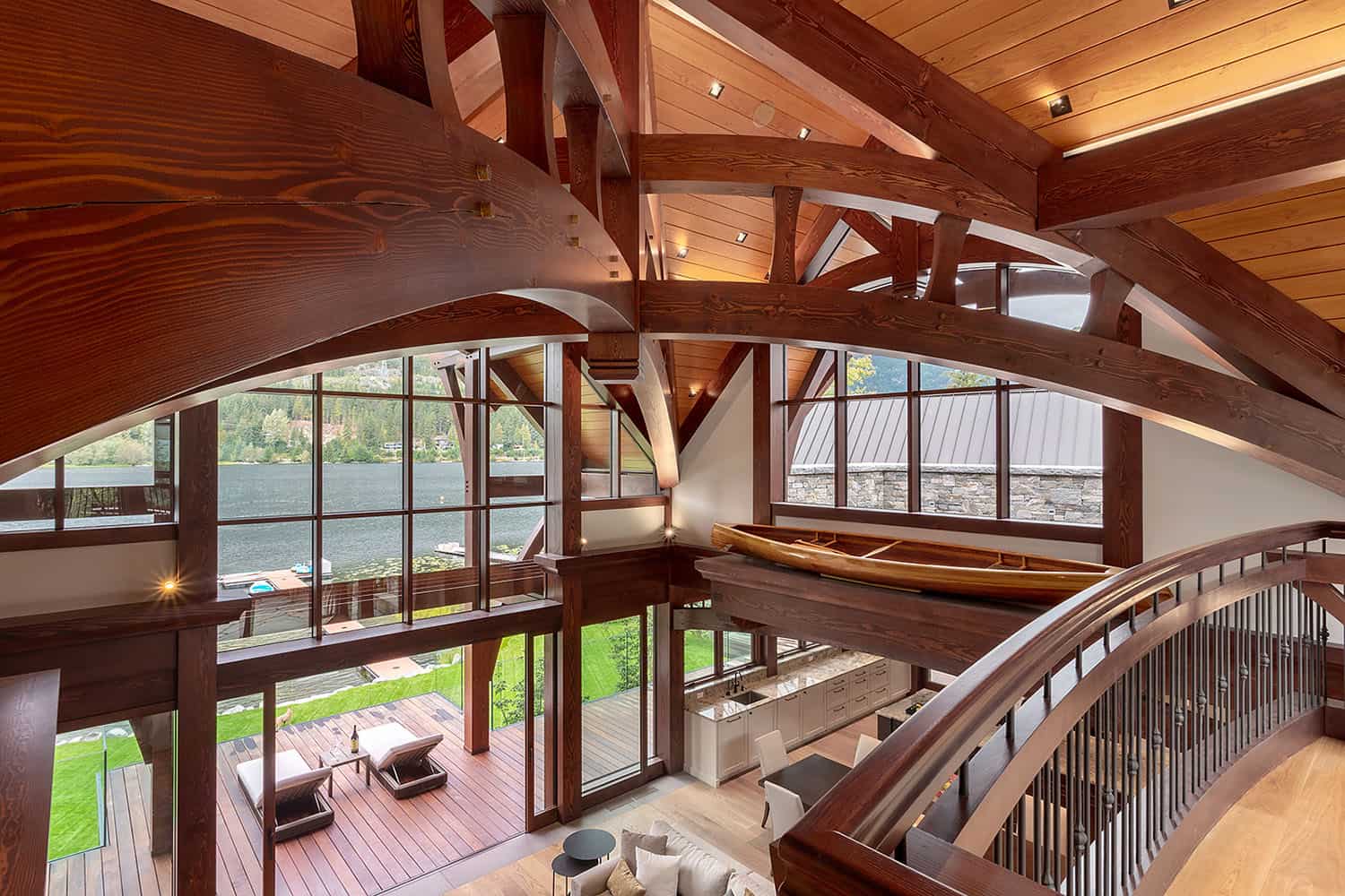 Modern timber frame home in Whistler designed for entertaining-18