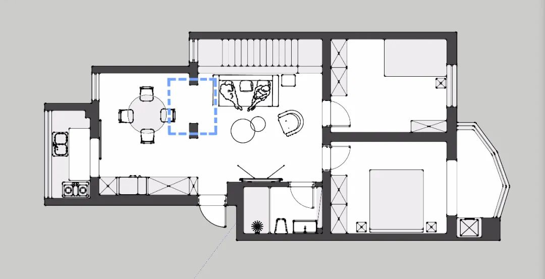 《未央》160㎡复式老房优雅蜕变丨中国南京丨熹维设计-14