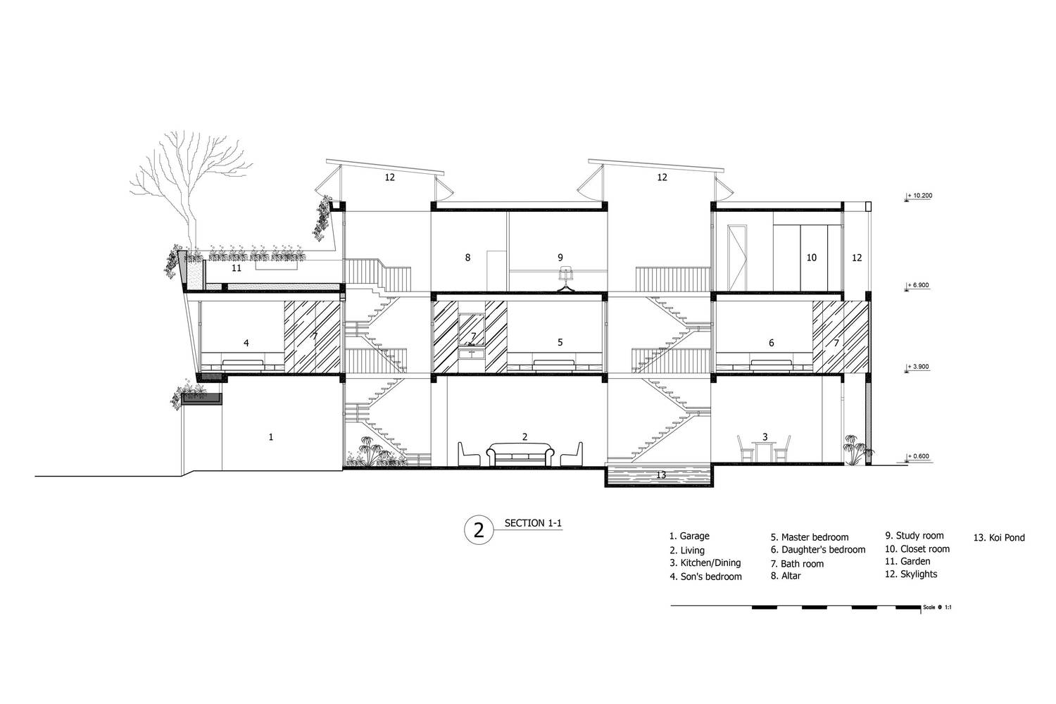 越南联排别墅的绿色生活空间-70