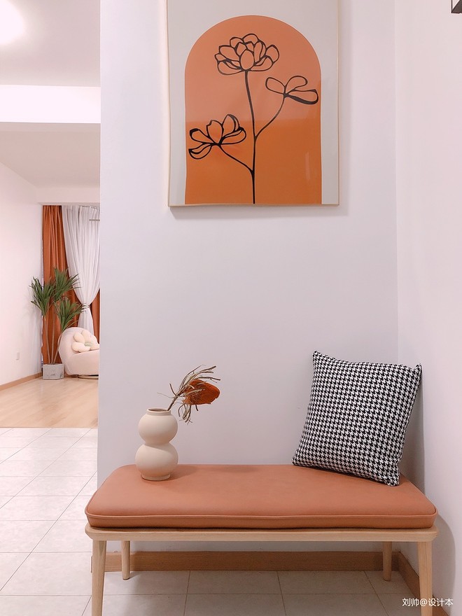 5万元一居42平米装修案例·效果图  42㎡焦糖复古的二人爱巢丨中国北京-33