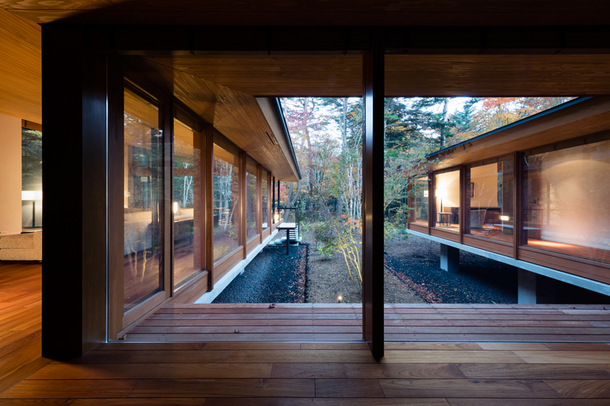 軽井沢A邸（Karuizawa House A）丨日本长野丨坂仓建筑研究所（Sakakura Associates）-11