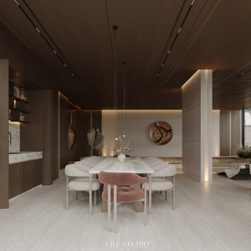 MODERN LUXURY BASEMENT INTERIOR | QATAR-12