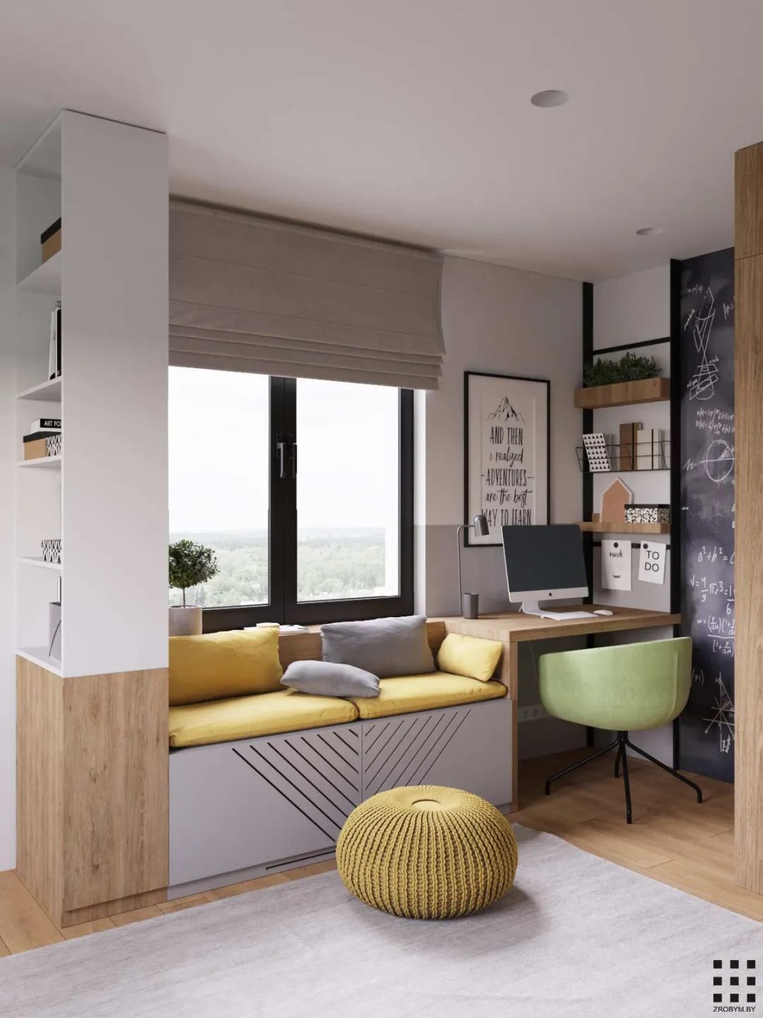 100 款窗前空间设计案例，总有一款适合你！-39