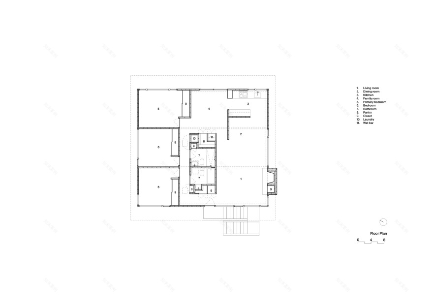 克雷斯顿庄园(注:若Creston有特定指向,此翻译可能需调整,House也可根据实际情况翻译为府邸别墅等,但在没有更多背景下,庄园较通用) 丨美国丨Mork Ulnes Architects-17