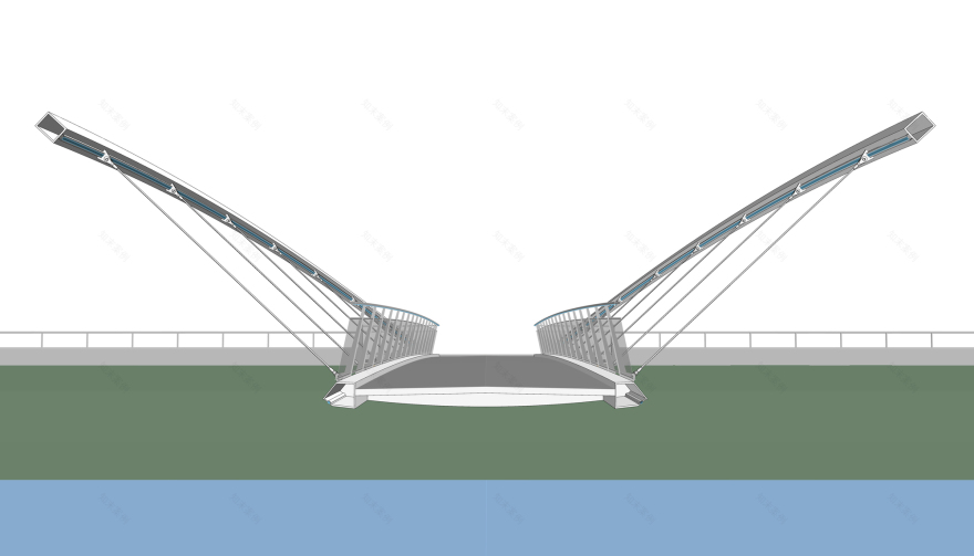 尼特拉河自行车桥丨斯洛伐克尼特拉-27